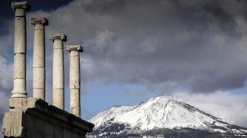 Mount Vesuvius' eruption in 79 AD wiped out the city of Pompeii.