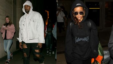 Rihanna and Kanye West in the Vetements Hoodie