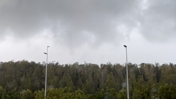 Possible tornado or waterspout in Queensland on October 22