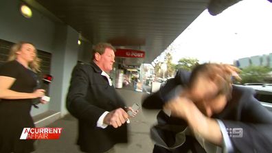 Former high-profile footy agent Ricky Nixon attacks A Current Affair reporter
