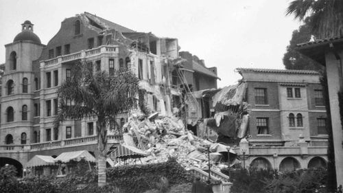Debris from the 1925 earthquake.