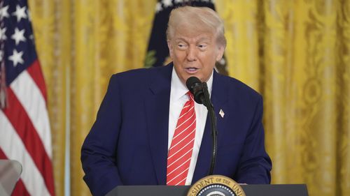 US President Donald Trump 