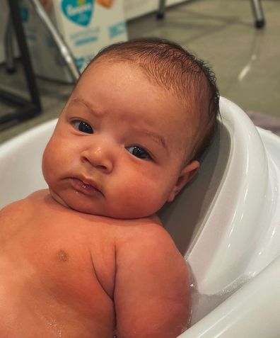 Iggy Azalea shares new photos of son Onyx on Instagram.