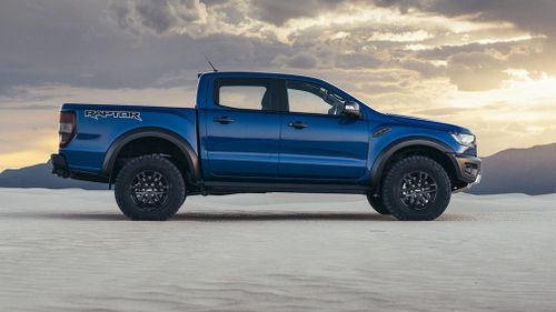 The Raptor boasts 157kW of power and is designed to be an off-road beast. (Ford)