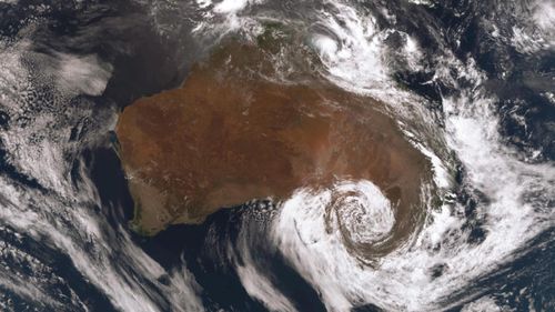 Residents are being warned to brace for flash flooding, damaging winds and large hailstones as a tropical air mass collides with a low-pressure system coming from the south west. 