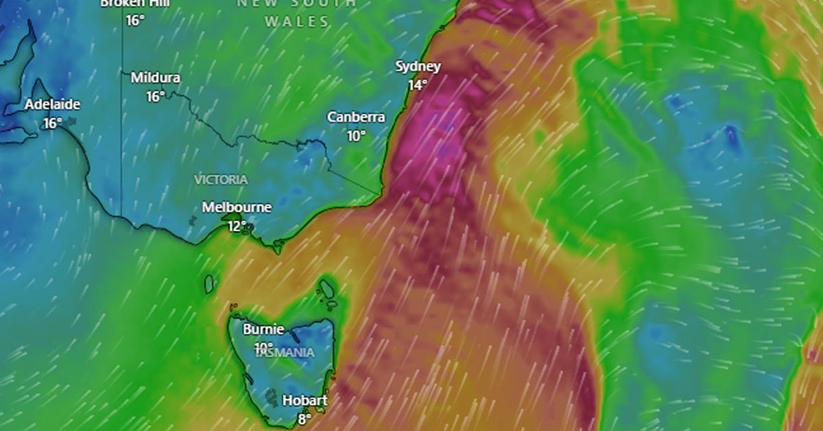 Damaging winds, heavy rain to impact south-eastern states