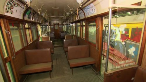 W-class trams have commuter entry points in the centre. (9NEWS)