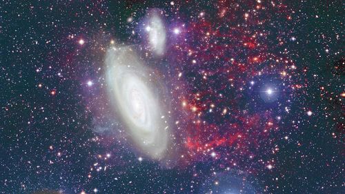 Cosmic collision is the catalyst for stunning intergalactic imagery