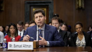 OpenAI CEO Sam Altman speaks before a Senate Judiciary Subcommittee on Privacy, Technology and the Law hearing on artificial intelligence, Tuesday, May 16, 2023, on Capitol Hill in Washington 