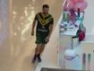 Video appeared to show a knife-wiedling man wearing a rugby league jersey.
