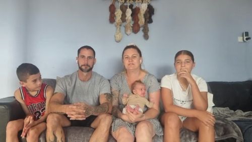Lismore Mother Jahnaya Mumford and her family described their experience of escaping from their house, which was engulfed by floodwaters. 