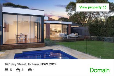 Sydney house property listing garden pool 