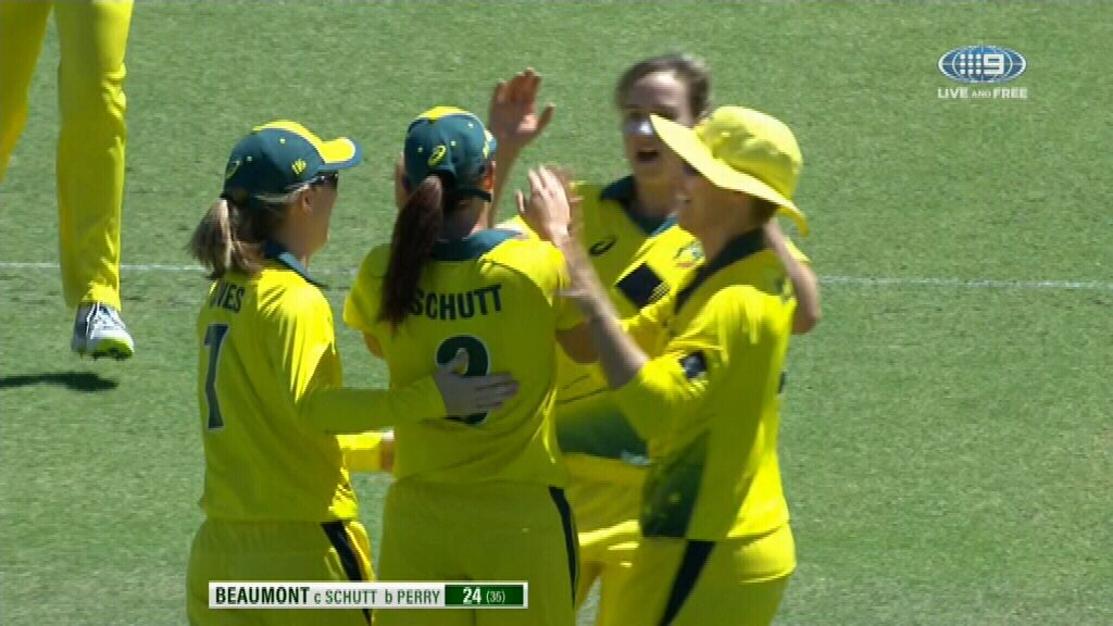 Aussies draw first blood in womenâ€™s Ashes