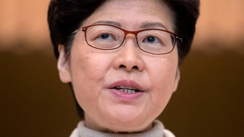 Hong Kong's Chief Executive Carrie Lam.