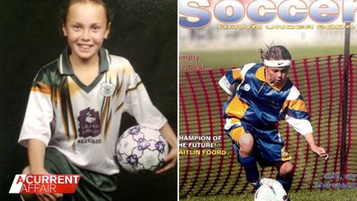 Matildas forward Caitlin Foord started playing soccer from an early age.