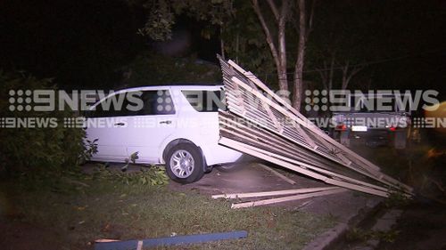 Logan suburbs were hit hard. (9NEWS) 