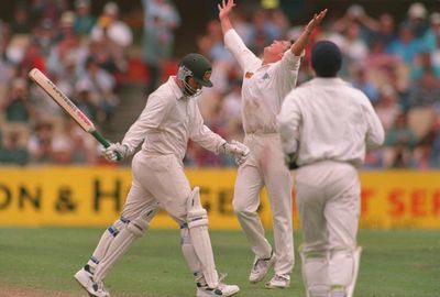 England bowled Australia out for just 116 in the first innings in Sydney in 1995.