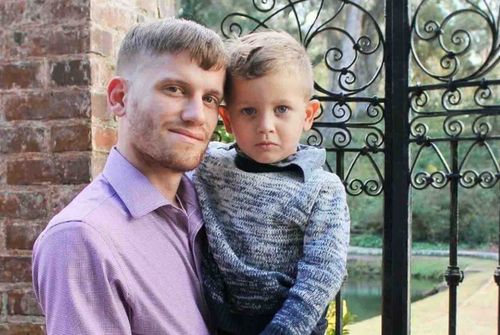 Ryan Rabon and his missing son, Beau. (GoFundMe)