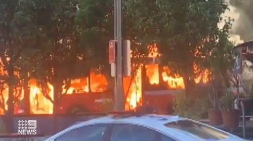 Glebe bus fire