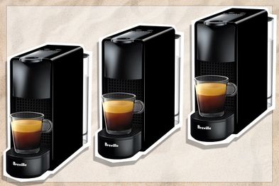 9PR: Nespresso Essenza Mini Solo Coffee Machine, Piano Black