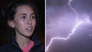Teen girl struck by lightning while inside her home