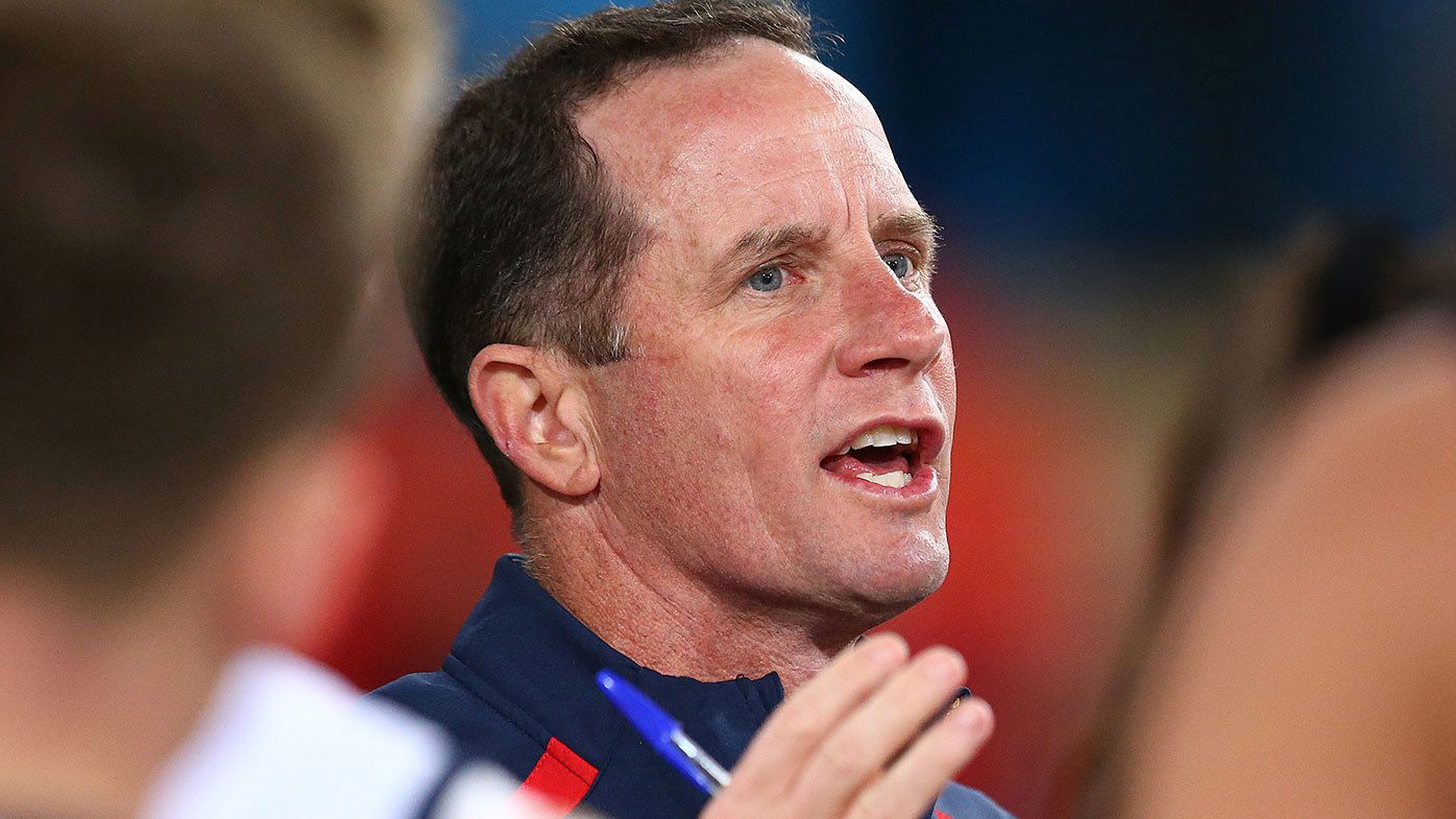 Don Pyke pictured during his time as Adelaide Crows coach in 2019