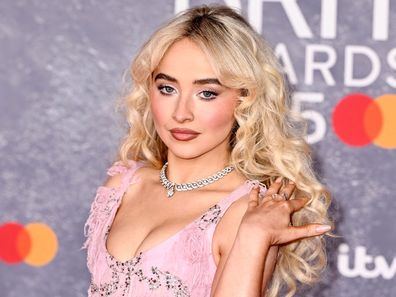 LONDON, ENGLAND - MARCH 01: (EDITORIAL USE ONLY) Sabrina Carpenter attends The BRIT Awards 2025 at the InterContinental London - The O2 on March 01, 2025 in London, England. (Photo by Gareth Cattermole/Getty Images)