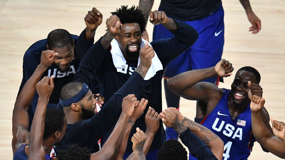 The US men's basketball team. (AFP)