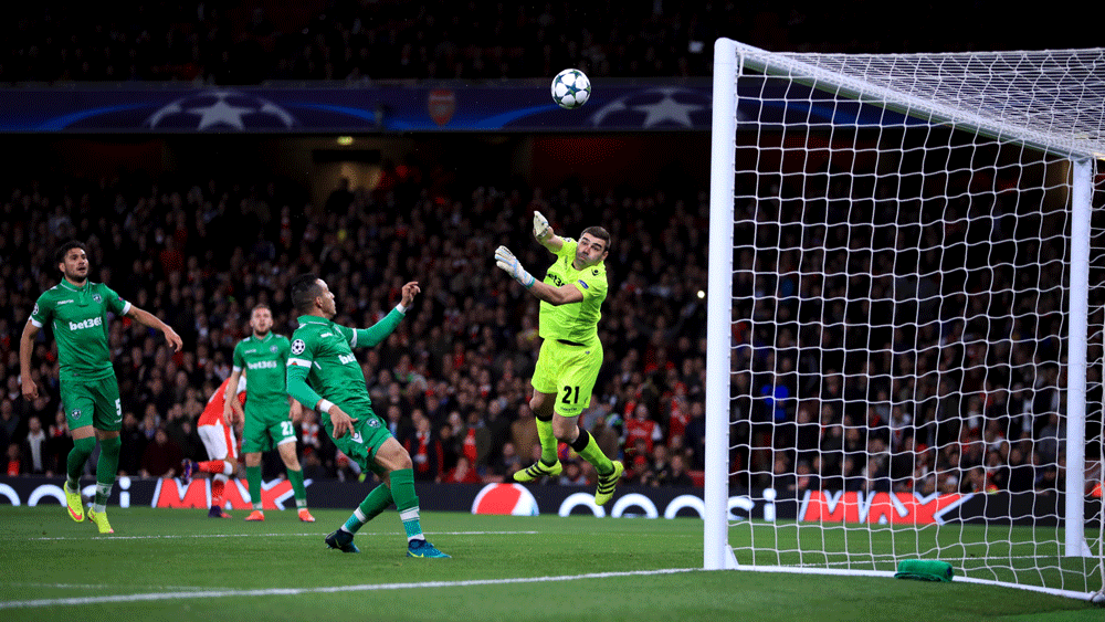 UCL: Sanchez scores cheeky chip for Arsenal
