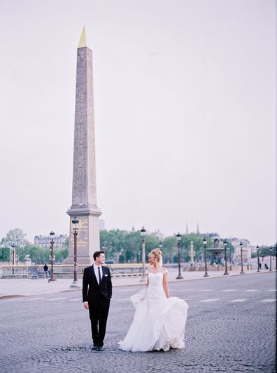 My Wedding Day Paris bride Lisa