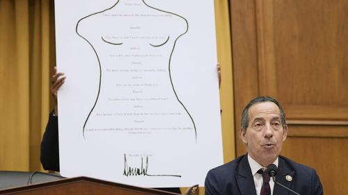 Committee Ranking Member Rep. Jamie Raskin, D-Md., speaks as FBI Director Kash Patel appears before the House Judiciary Committee, on Capitol Hill in Washington, Wednesday, Sept. 17, 2025. (AP Photo/Mark Schiefelbein)