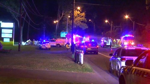 One woman died and three people were injured in the crash. (9NEWS)
