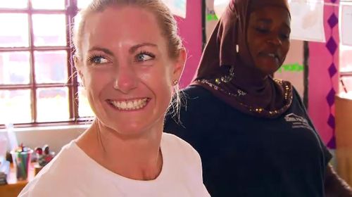 Annabelle Chauncy founded School For Life after first travelling to Uganda at the age of 21. (9NEWS)