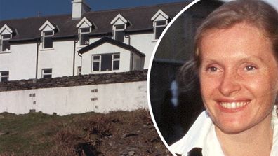 Sophie Toscan du Plantier and the holiday home where she was found murdered in West Cork.