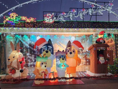 Luci di Natale a High Wycombe WA 