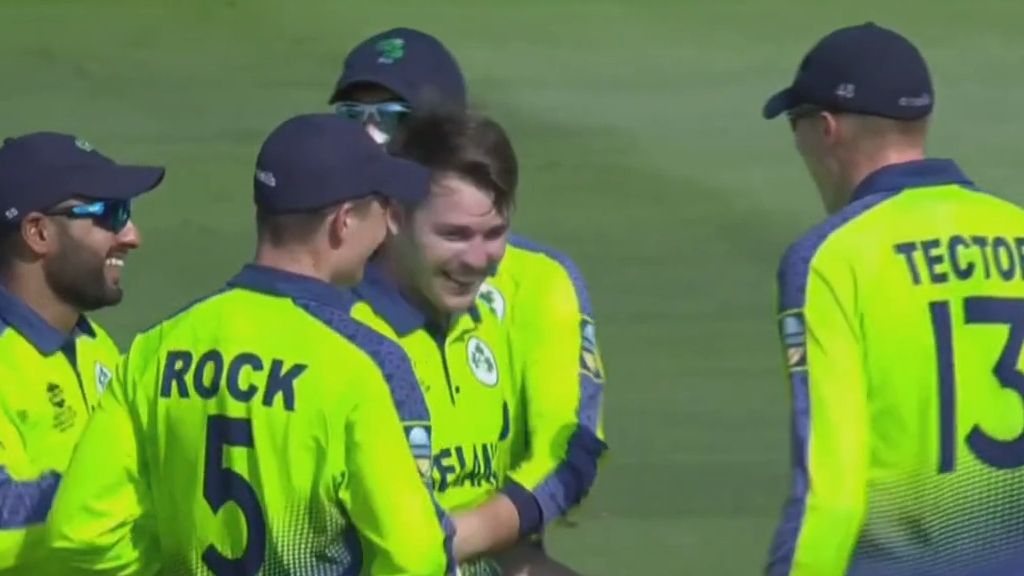 Irish seamer Curtis Campher claims double hat-trick in T20 victory over the Netherlands