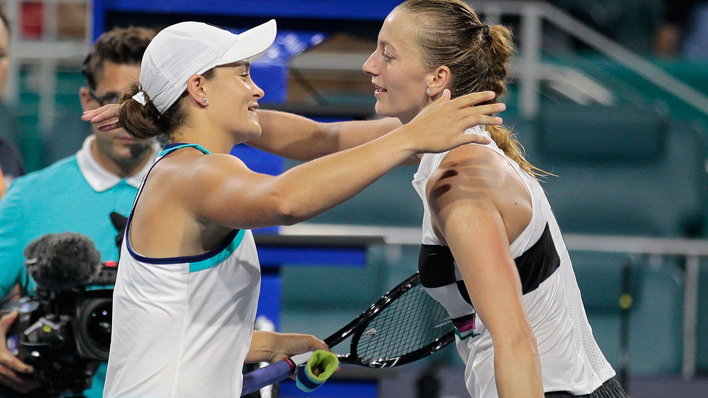 Barty defeats Kvitova for the first time, cracks top 10 in women's tennis rankings
