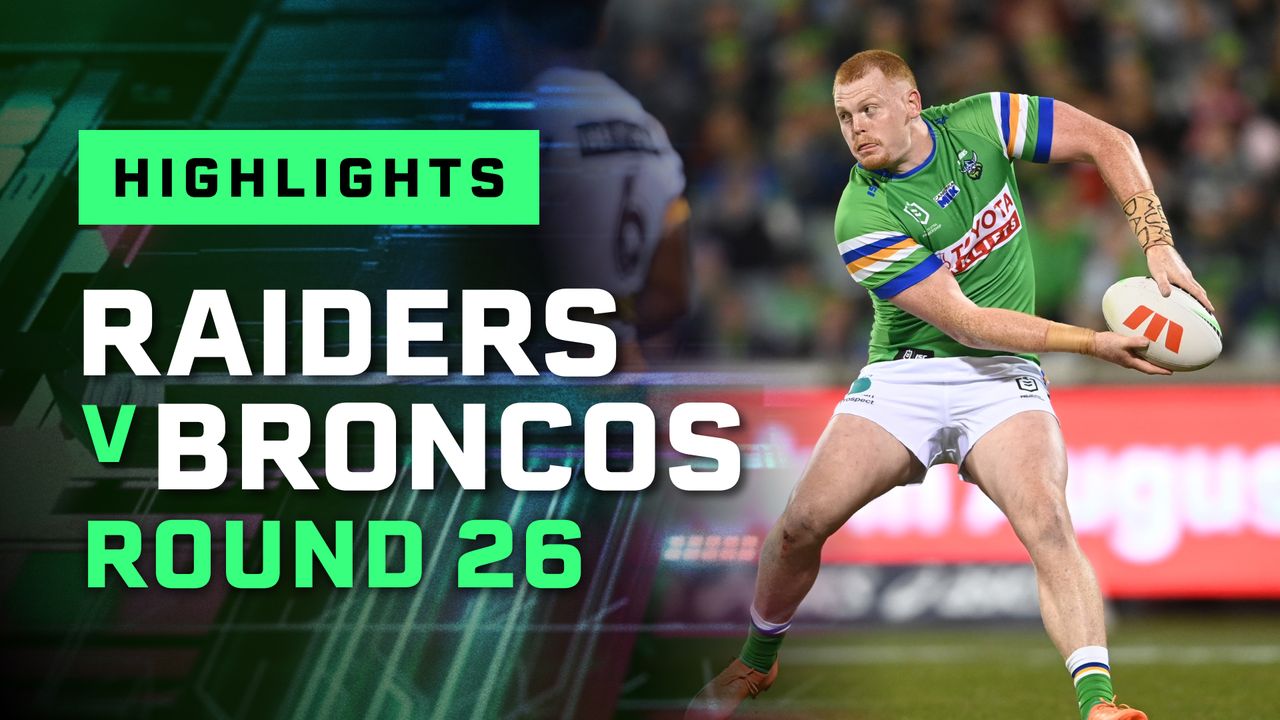 NRL Highlights: Raiders v Broncos - Round 26