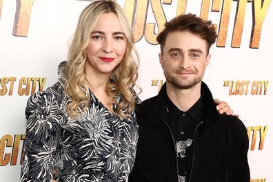 Daniel Radcliffe and Erin Darke attend a screening of The Lost City on March 14 in New York City.