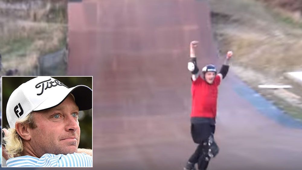 Golfer wins skate ramp court battle