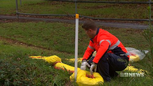 Authorities are investigating the source of the 'significant' pollution incident in Melbourne's east. (9NEWS)