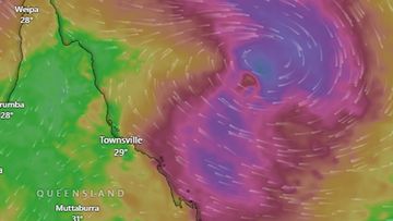 A cyclone is forming off the Queensland coast.