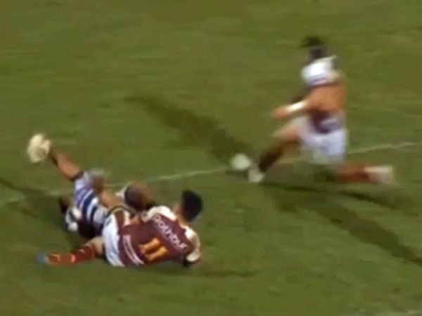 Miraculous try-saving tackle was 'over played'