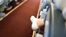 No shoes on plane
