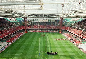 When was Cardiff's Millennium Stadium officially opened?