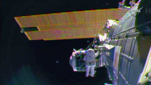 'Pretty cool': US astronauts begin spacewalk outside International Space Station