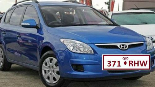 The pair may be travelling in a blue Hyundai I30 with the Queensland registration 371RHW. (Supplied: Queensland Police)