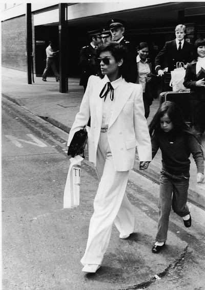 The combination of Bianca Jagger’s striking beauty, strength
and potent femininity coupled with a well-cut suit made this look a timeless
classic.