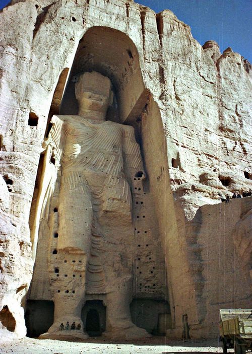 A 53-metre tall, 2000-year-old Buddha statue located in Bamyan, about 150km west of the Afghan capital of Kabul.