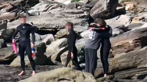 Local surfers came together today to comfort each other following Bob's tragic death.